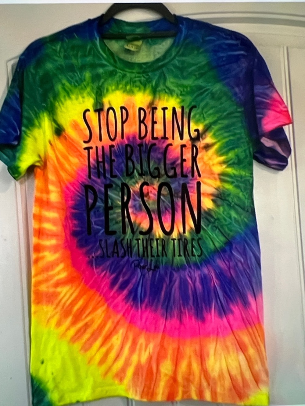 Stop being the bigger Person T Shirt Small